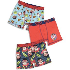 Ryans World Boys Combo Panda Red Titan Gus The Gummy Gator Character 3 Pack Athletic Boxer Briefs in Saudi Arabia