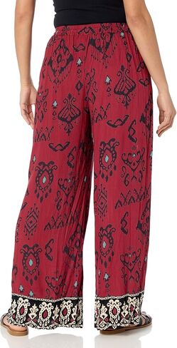 Angie Women's Tie Waist Palazzo Pants with Pockets in Kuwait