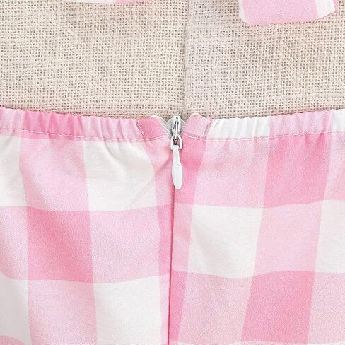 IBAKOM 50s Vintage Dress for Women Pink Gingham Dresses A-Line Retro Rockabilly Pin Up Costume 1940s Hepburn Swing Dress in Saudi Arabia