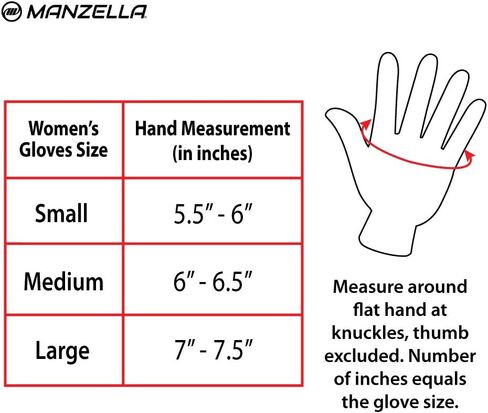 قفاز التزلج Gore-Tex Infinium Adventure 100 للسيدات من Manzella، مع حماية Primaloft ومقاوم للرياح ضد الطقس البارد in Kuwait