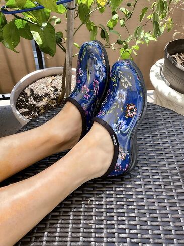 حذاء Sloggers 5122DSYBL09 Garden مريح مقاوم للماء، 9، Ditsy Spring Blue in Kuwait