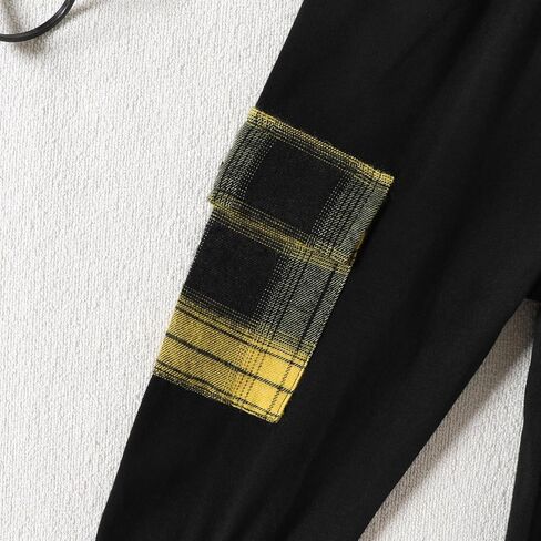 نيوتوكد طقم ملابس للاولاد الصغار مكون من سويت شيرت بغطاء راس منقوش باكمام طويلة وبنطلون مناسب كهدية للخريف والشتاء in Kuwait