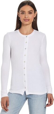 Goldie Lewinter Women's Ribbed Cardigan in Saudi Arabia
