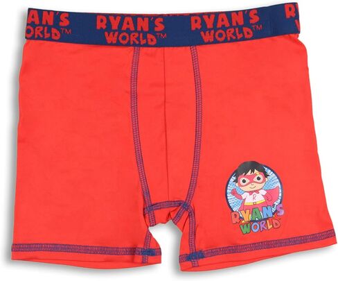 Ryans World Boys Combo Panda Red Titan Gus The Gummy Gator Character 3 Pack Athletic Boxer Briefs in Saudi Arabia