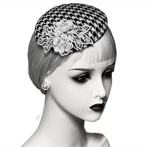 قبعة فاسيناتورز للنساء، قبعات حفلات الشاي للفتيات، قبعة بنمط العشرينات والخمسينيات من القرن الماضي لحفلات الكوكتيل وحفلات الزفاف والكنيسة in Kuwait