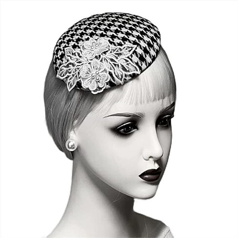 قبعة فاسيناتورز للنساء، قبعات حفلات الشاي للفتيات، قبعة بنمط العشرينات والخمسينيات من القرن الماضي لحفلات الكوكتيل وحفلات الزفاف والكنيسة in Kuwait