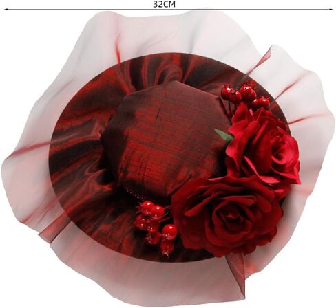 Fascinators for Women Tea Party Hats Church Halloween Headwear in Saudi Arabia