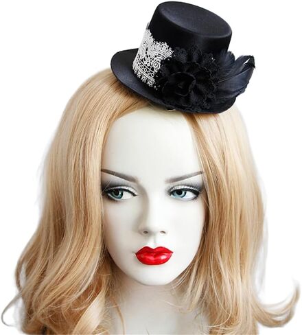 Fascinators for Women Tea Party Hats Church Halloween Headwear in Saudi Arabia