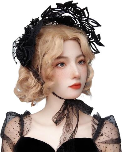 Fascinators for Women Tea Party Hats Church Halloween Headwear in Saudi Arabia