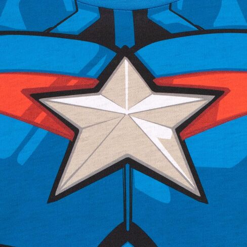 Marvel Boys' Captain America Pajamas Size 12 Black in Saudi Arabia