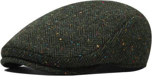 قبعة JANGOUL الرجالية الدافئة Ivy Newsboy قبعة مسطحة كلاسيكية من التويد جاتسبي كابي in Kuwait