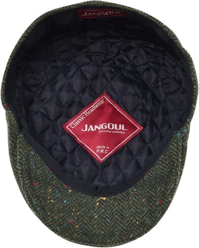 قبعة JANGOUL الرجالية الدافئة Ivy Newsboy قبعة مسطحة كلاسيكية من التويد جاتسبي كابي in Kuwait