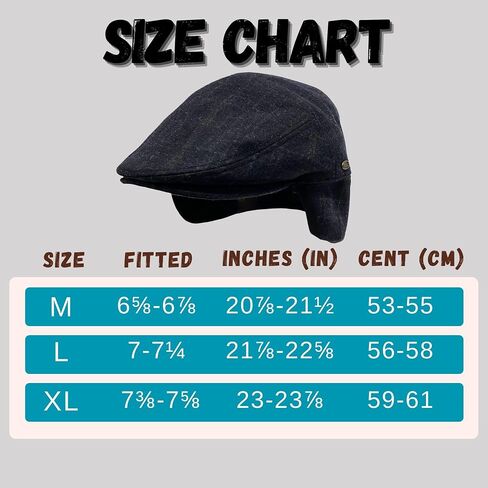 Funky Junque Newsboy Hats for Men Wool Ivy Flat Cap with Ear Flaps Fitted Winter Scally Gatsby Earflaps Driver Beret in Saudi Arabia