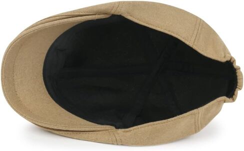 قبعة ililily الأساسية ذات اللون الأساسي Gatsby Newsboy Hat Flex Fit Cabbie Hunting Flat Cap in Kuwait