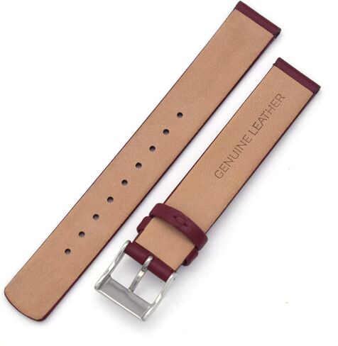 THEAGE 14mm Leather Calfskin Women's Watch Band Straps Replacement for Skagen in Saudi Arabia