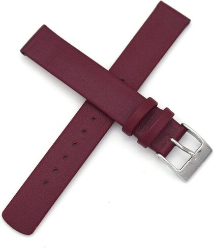 THEAGE 14mm Leather Calfskin Women's Watch Band Straps Replacement for Skagen in Saudi Arabia