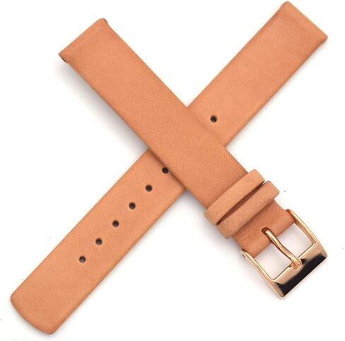 THEAGE 14mm Leather Calfskin Women's Watch Band Straps Replacement for Skagen in Saudi Arabia