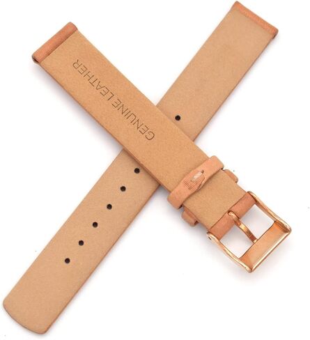 THEAGE 14mm Leather Calfskin Women's Watch Band Straps Replacement for Skagen in Saudi Arabia