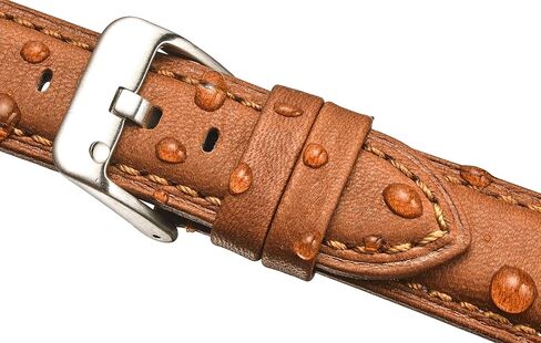 STUNNING SELECTION ALPINE Padded soft genuine waterproof leather watch band - 18mm, 20mm, 22mm, 24mm in Saudi Arabia