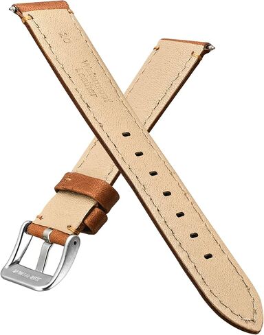 STUNNING SELECTION ALPINE Padded soft genuine waterproof leather watch band - 18mm, 20mm, 22mm, 24mm in Saudi Arabia