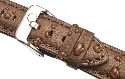 STUNNING SELECTION ALPINE Padded soft genuine waterproof leather watch band - 18mm, 20mm, 22mm, 24mm in Saudi Arabia