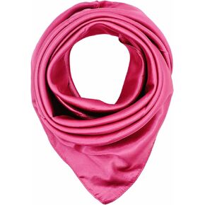 RUOLIN 35×35 inches large square women's satin silk like head scarf fashion pattern silk feeling hair sleeping wrap in Saudi Arabia