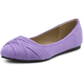 Ollio Women's Ballet Shoe Cute Casual Comfort Flat