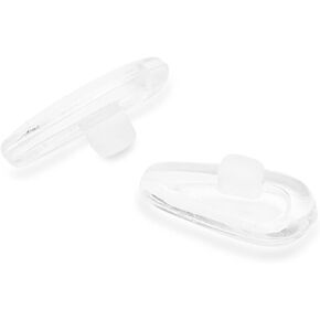 ToughAsNails Replacement Nose Pads Pieces for Oakley Contrail OO4147 Sunglasses Clear