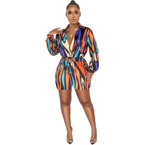 Fastkoala Women's Two Piece Outfits Casual Long Sleeve Shorts Pants Set Sweatsuits Jogging Tracksuit with Pockets