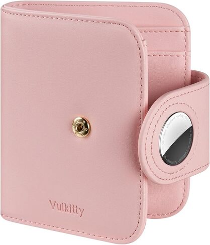 Vulkitty Womens Small Wallet for Airtag RFID Blocking Vegan Leather Airtag Wallet for Women in Saudi Arabia