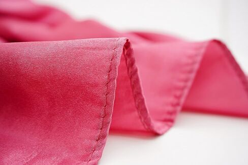RUOLIN 35×35 inches large square women's satin silk like head scarf fashion pattern silk feeling hair sleeping wrap in Kuwait