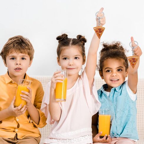 7 قطع سلاسل مفاتيح الطعام الصغيرة الراتنج محاكاة بيتزا شريحة المفاتيح لطيف لذيذة الغذاء سلسلة المفاتيح اكسسوارات حقيبة يد محفظة مفتاح السيارة، برتقالي، 3, برتقالي, 3 in Kuwait