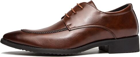 Men's Classic Modern Business Formal Leather Lace Up Lined Oxford for Mens Dress Shoes Comfortable in Saudi Arabia