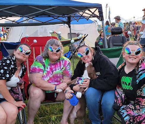 LaVenty Silver UFO Costume UFO Space Headband Silver Techno Headband in Kuwait