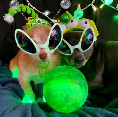 LaVenty Silver UFO Costume UFO Space Headband Silver Techno Headband in Kuwait