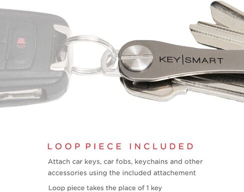 كي سمارت ملحق إضافي لحامل المفاتيح المدمج - قطعة حلقة من الستانلس ستيل in Kuwait