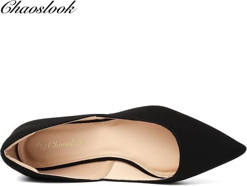 Womens Pointed Toe Black Ballet Flats Comfortable Casual Dress Flats for Women Elegant Memory Foam Flats Shoes with Party Wedding in Saudi Arabia