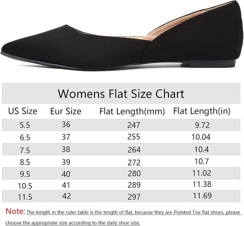Womens Pointed Toe Black Ballet Flats Comfortable Casual Dress Flats for Women Elegant Memory Foam Flats Shoes with Party Wedding in Saudi Arabia