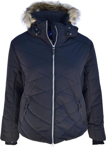 Snow Country Outerwear Womens Plus Size 1X-6X Vail Down Alternative Winter Ski Snow Jacket Coat in Kuwait