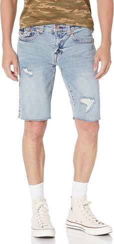 True Religion Men's Ricky Flap Sn Shorts Fray in Kuwait