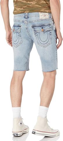 True Religion Men's Ricky Flap Sn Shorts Fray in Kuwait