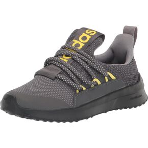 adidas unisex child Lite Racer Adapt 5.0 Running Shoe, Grey/Grey/Carbon, 7 Big Kid US