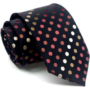 Kihatwin Men Classic Striped Tie Jacquard Woven Repp Wedding Formal Business Slim Necktie in Kuwait
