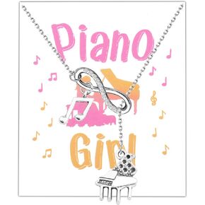 UJIMS Piano Girl Gifts Piano Lover Bracelet Piano Recital Jewelry for Piano Player Music Student Necklace Musician Gifts