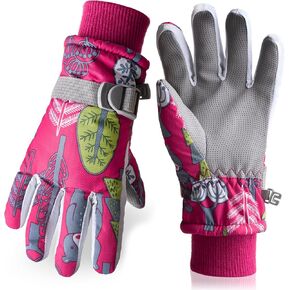 Vagasi Kids Winter Gloves Thermal Ski Gloves Waterproof Warm Snow Gloves Adjustable Windproof for Boys and Girls in Saudi Arabia