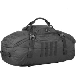 Gym Bag Duffle Bags Backpack Travel Duffel Bag with Weekend Overnight Bag for Outdoor,Tactical,Sports,Travel,Camping,Hunting (Black, 24in-Medium)