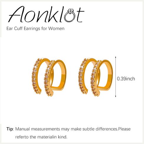 Ear Cuff Earrings for Women Rhinestone Ear Cuff Non Piercing Earrings Wedding Prom Cuff Earrings Jewelry Gifts for Girls in Saudi Arabia