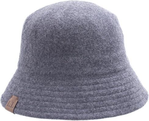 قبعة نسائية من Lawliet بتصميم Cloche كاجوال كلاسيكي من مزيج الصوف القابل للسحق A622 in Saudi Arabia