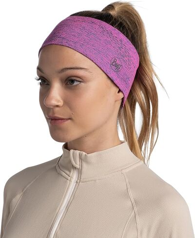 BUFF Unisex Ultrastretch DryFlx Walking Headband - Pink Fluor in Saudi Arabia