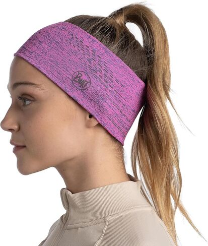 BUFF Unisex Ultrastretch DryFlx Walking Headband - Pink Fluor in Saudi Arabia